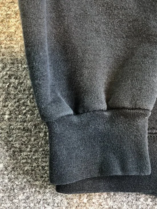 Donnie Darko Hoodie Men Small Black Bunny Hanes Ultimate Cotton Vintage Too Loud - Picture 2 of 11